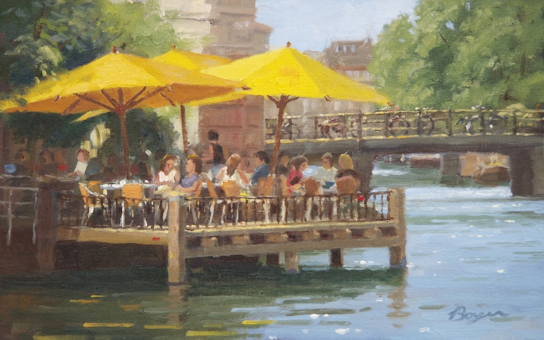   Canal Cafe 10x16   