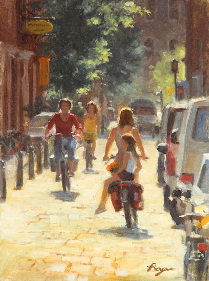 Morning Commute 16x12 "sold"