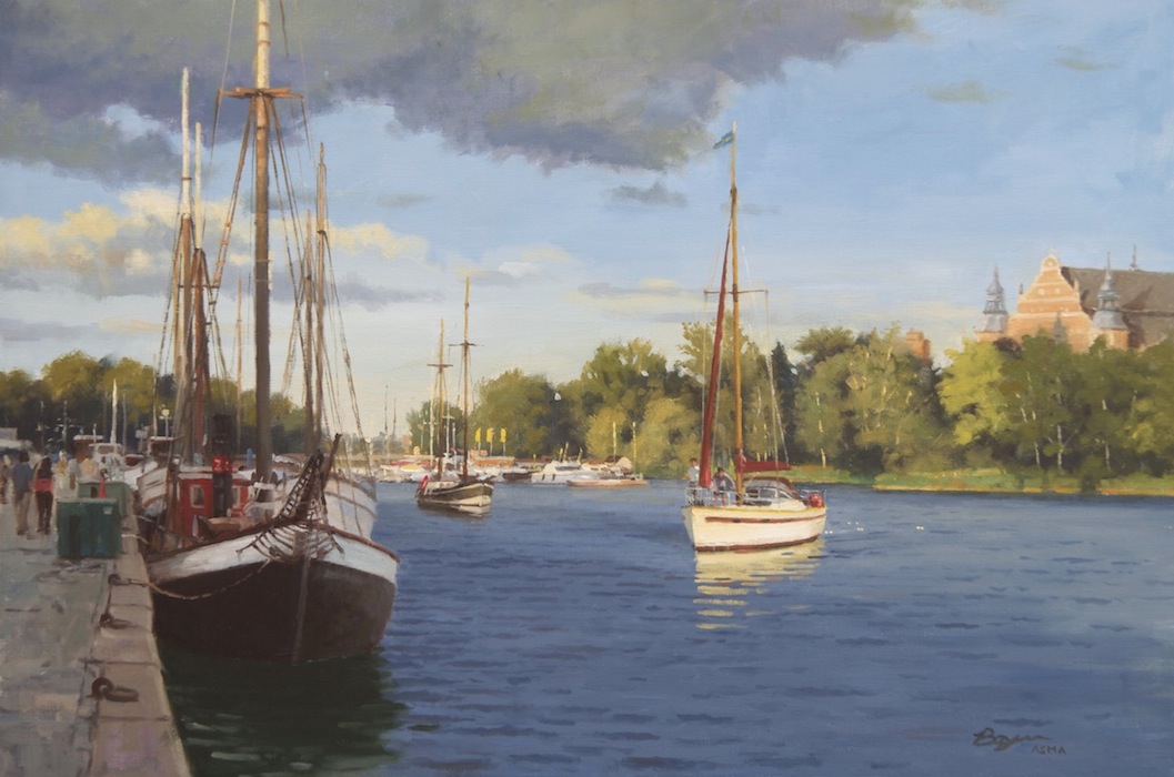 Coming in for the Evening 24x36 $6200.