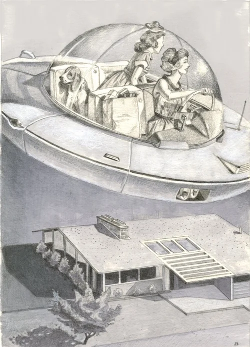 Vision of the Future: Personal Flying Carpet, 1959