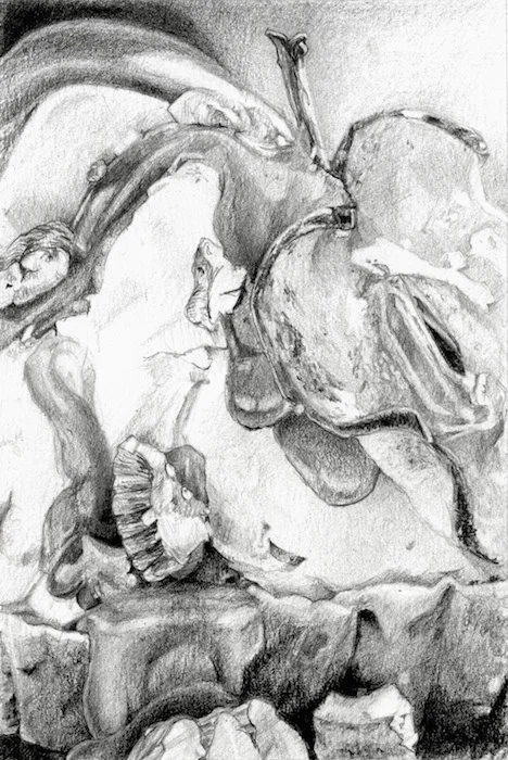 SLCAICT, 4 x 6", Graphite on Bristol