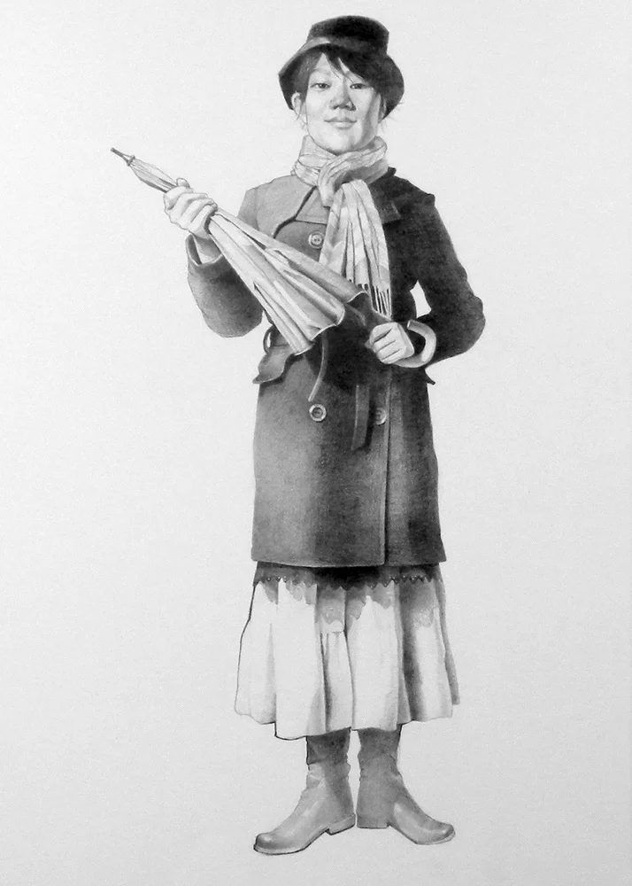 Takae as Mary Poppins of 17 Cherry Tree Lane
