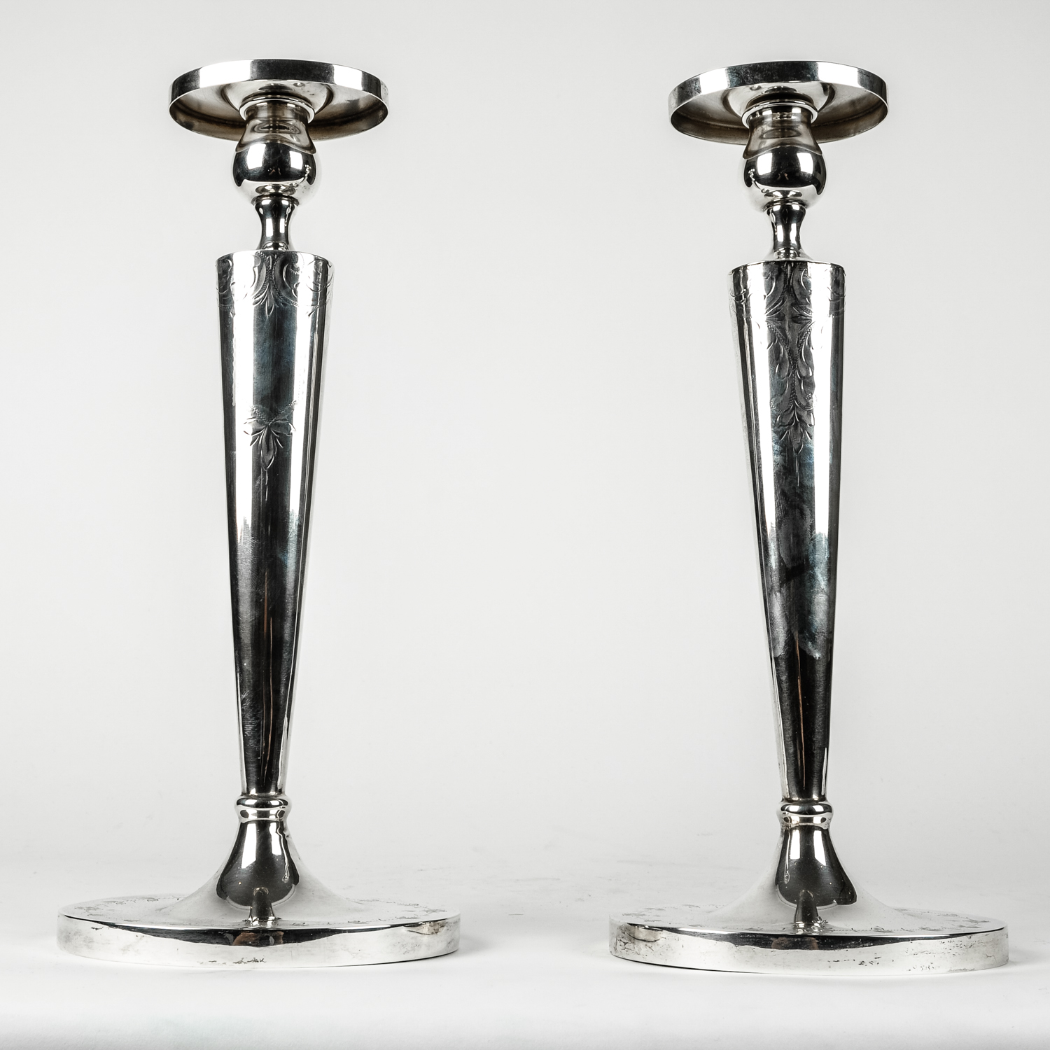 Scented Candle and Sterling Silver Candlestick Set