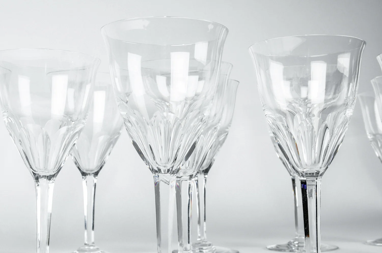 Set of 4 Baccarat Cut Crystal Glasses – Madame de la Maison