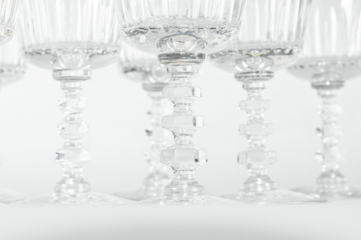Set of 4 Baccarat Cut Crystal Glasses – Madame de la Maison