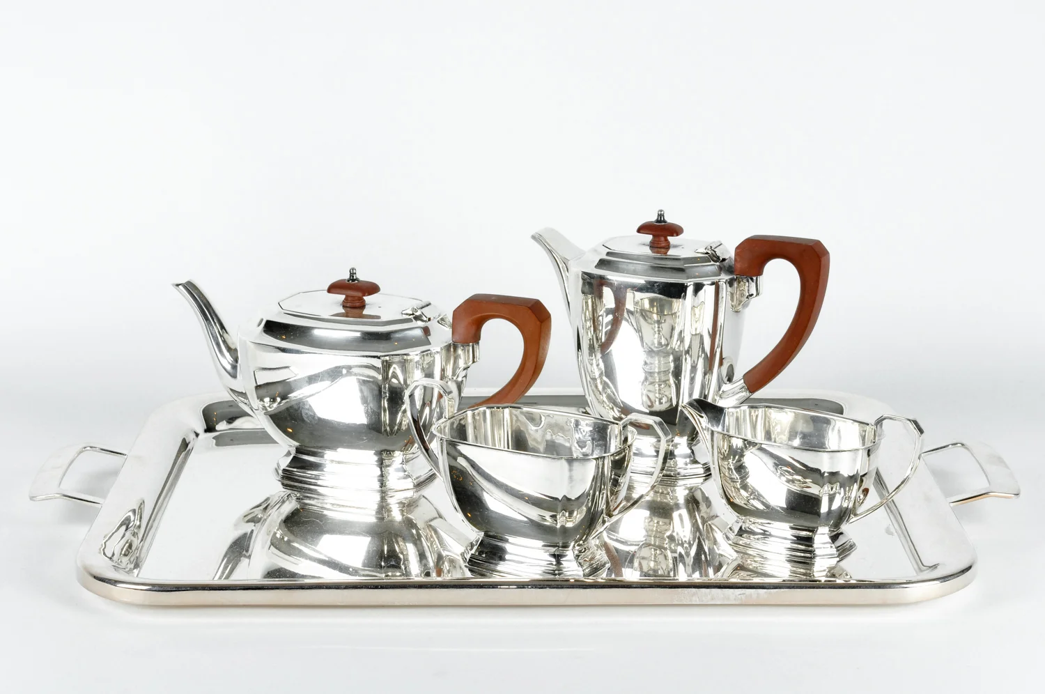 Art Deco Silver Plated Tea/Coffee Set — La Maison Supreme Ltd.