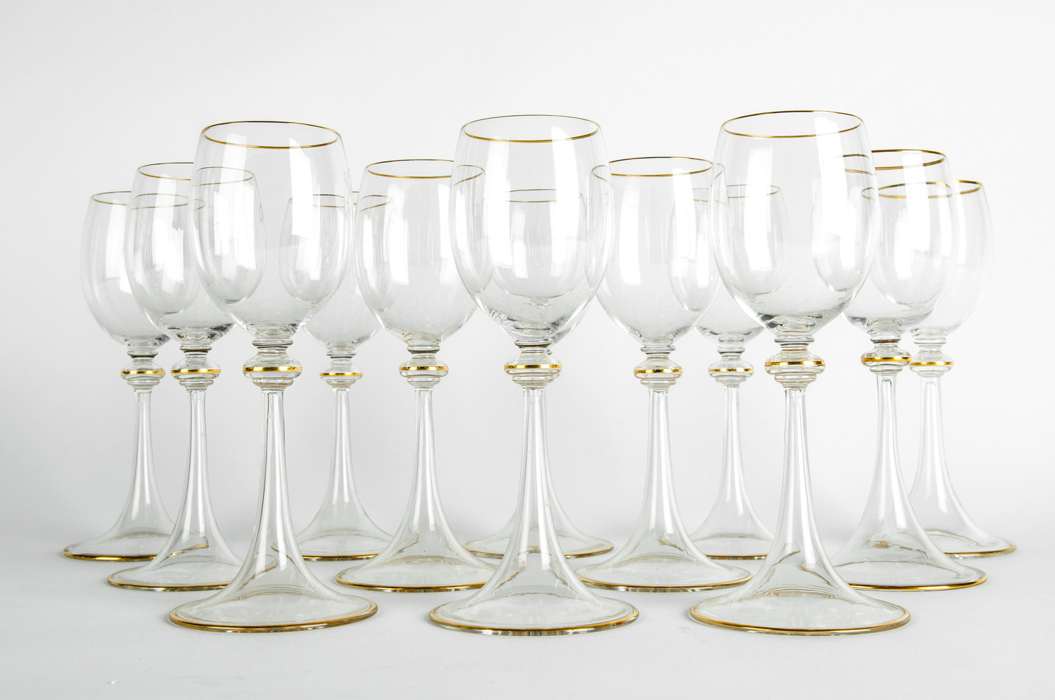 Vintage Baccarat Crystal Glassware Set 12 Pieces . — La Maison Supreme Ltd.