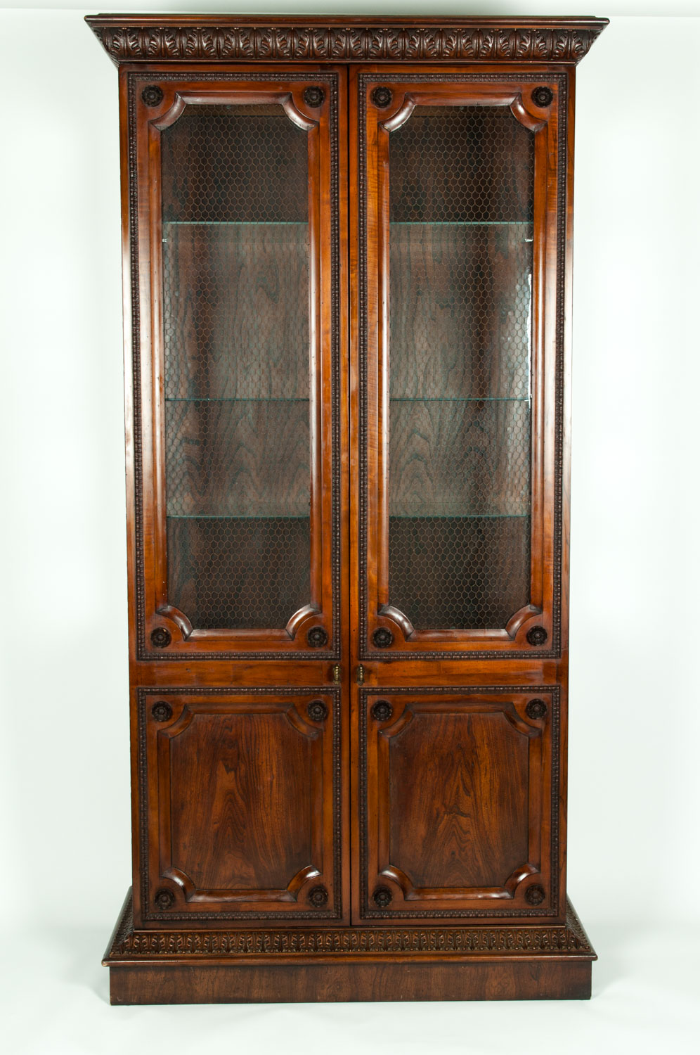 Vintage Study Room or Bookcase Vitrine Display Cabinet — La Maison Supreme