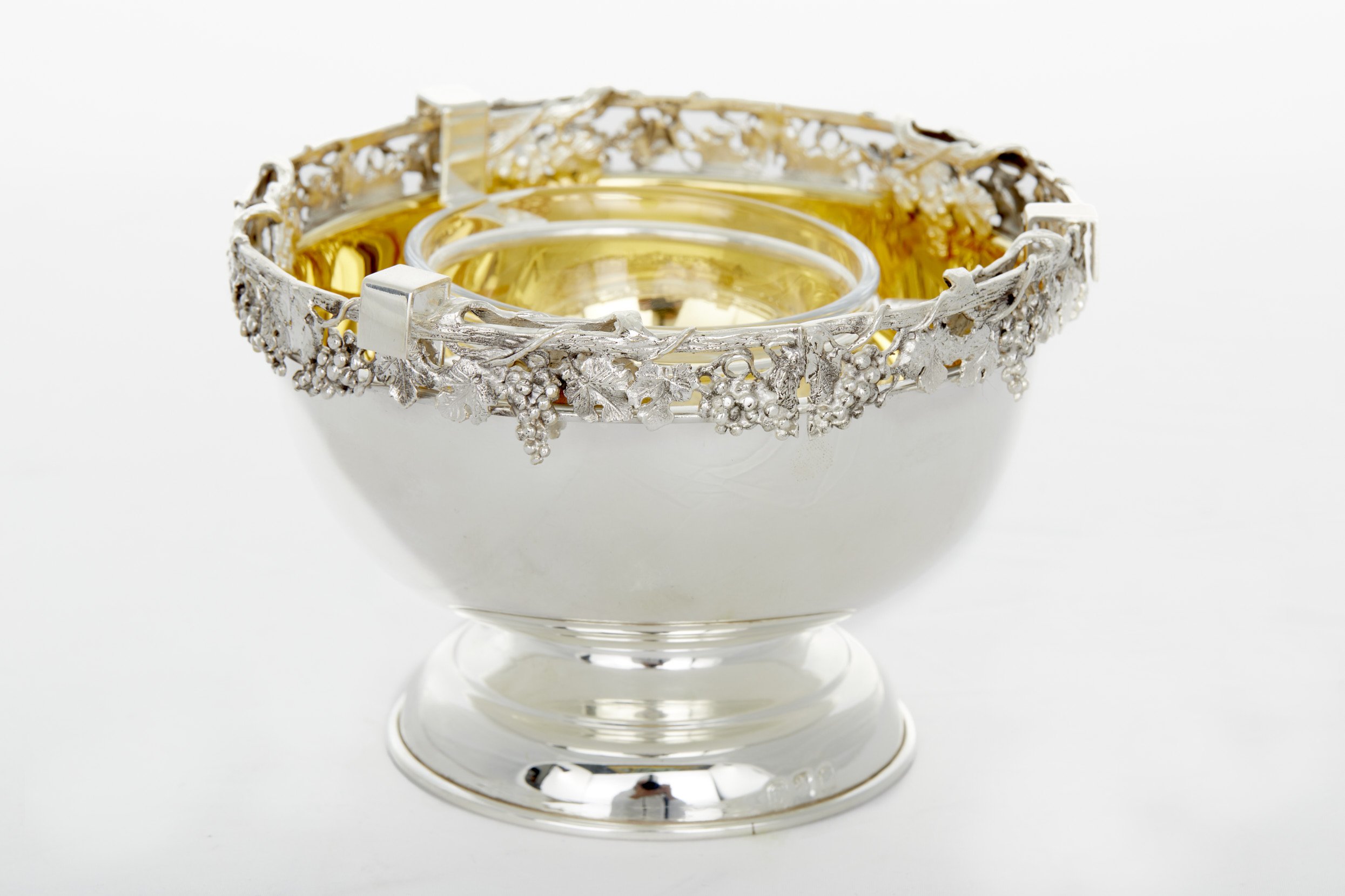 Sterling Silver / Gilt Tableware Caviar Service — La Maison Supreme Ltd.