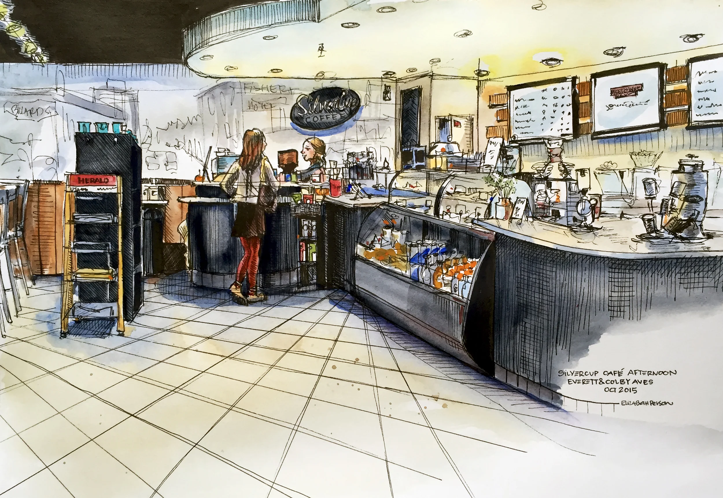 Sketchy Everett Volume #2 - Silver Cup Cafe