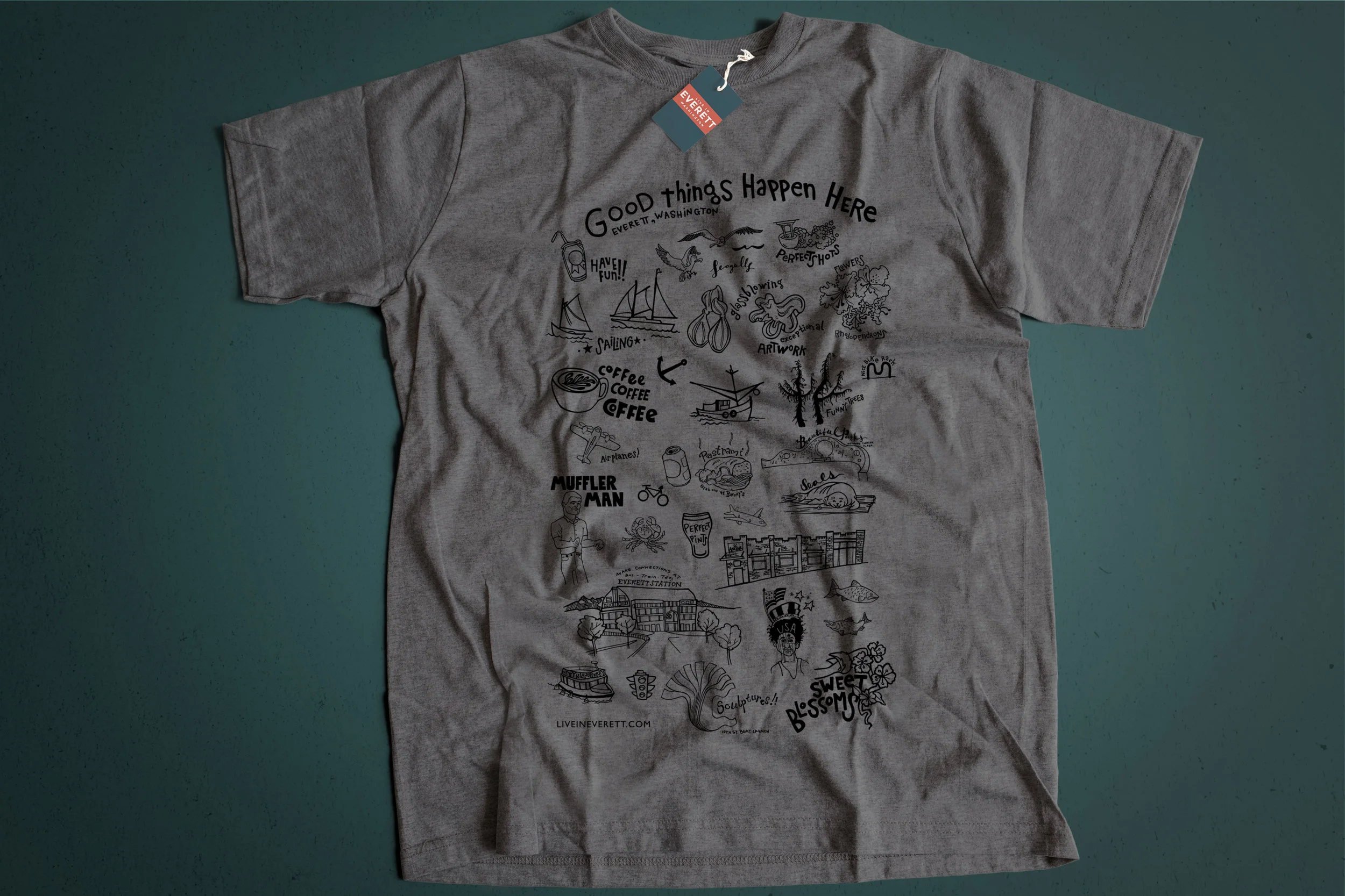 The Iconic Everett Shirt Premium Tri-Blend (SOLD OUT)