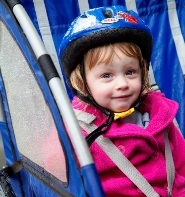 Young commuter.
