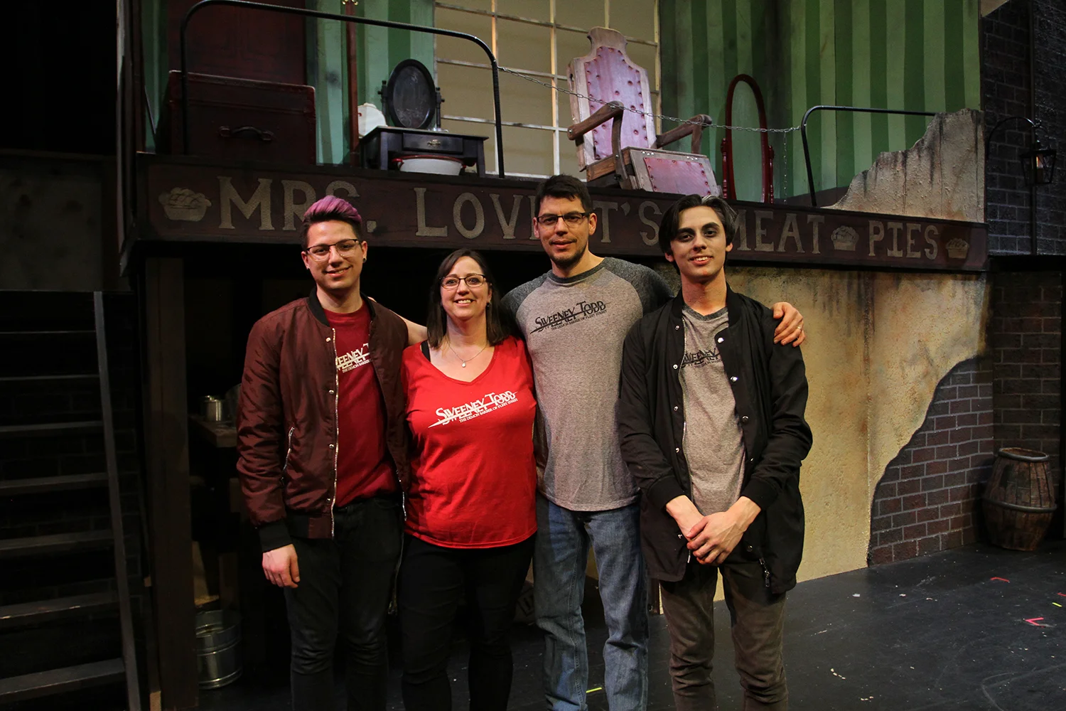 From left to right: Steven, Cheryl, Mario, and Erik Ortiz.