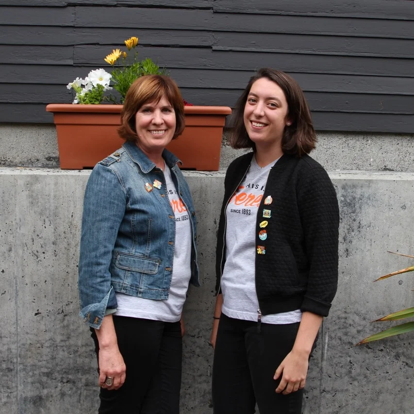 Carol Thomas and Delaney Morris