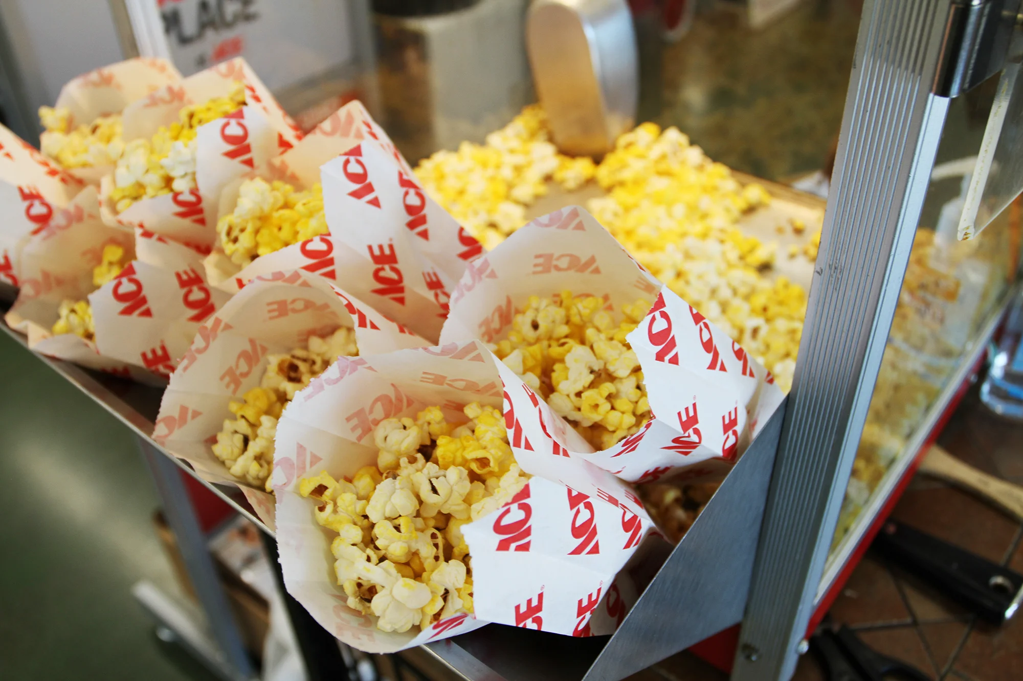 Popcorn is necessary for all DIY projects, duh.