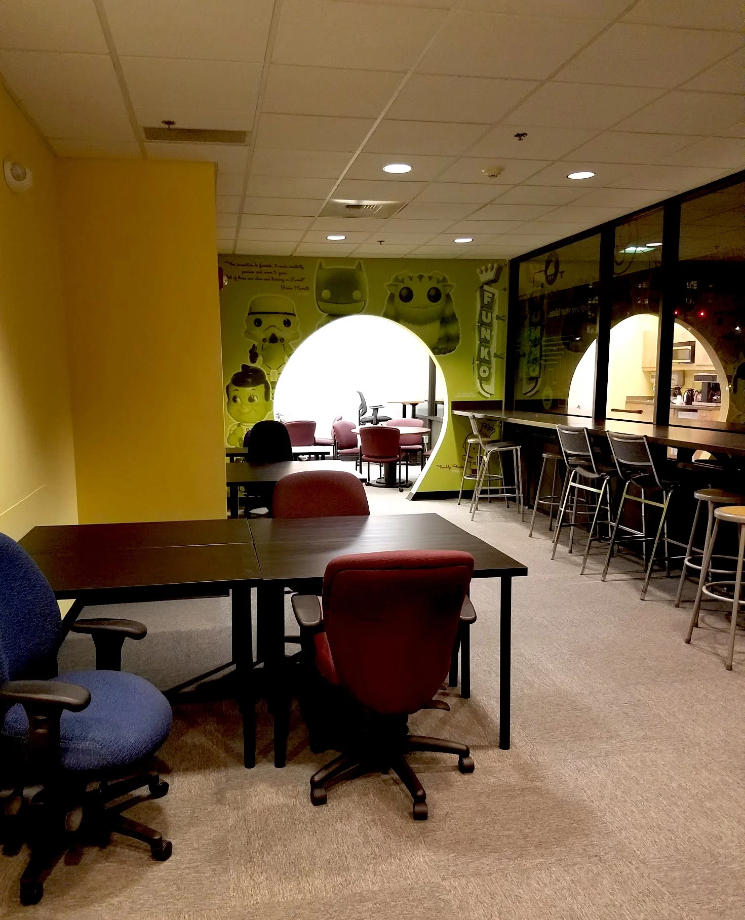 The Funko mural // Lindsey Cole