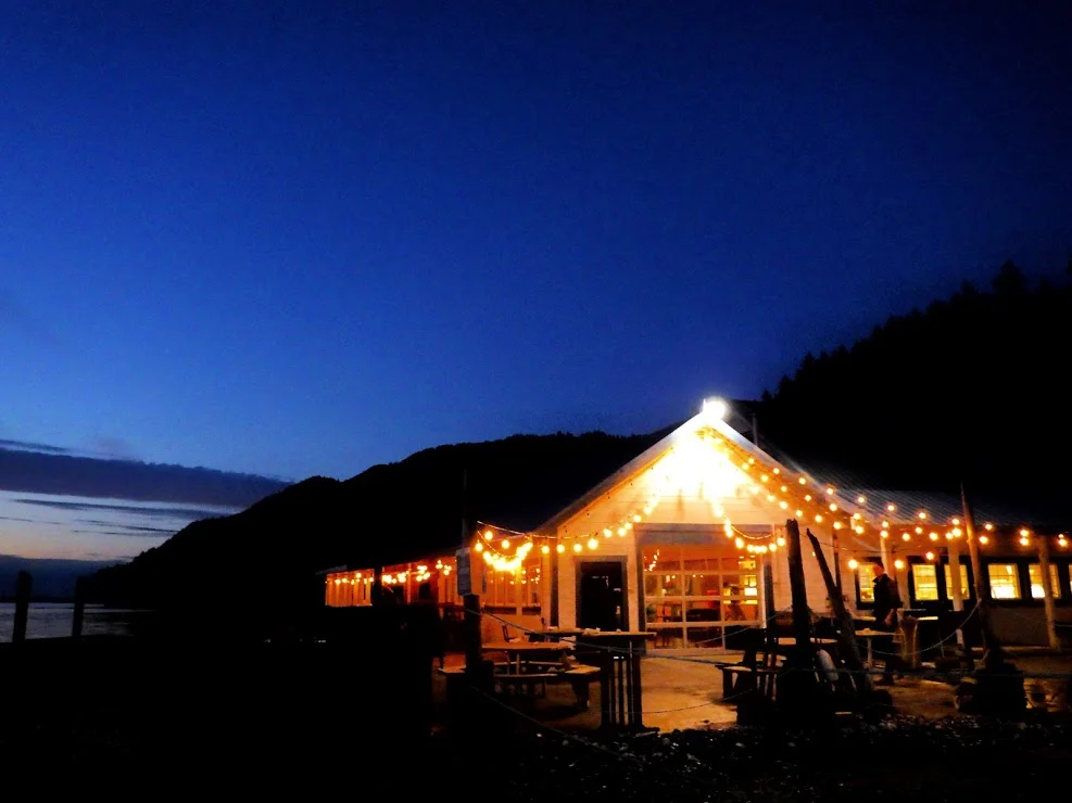 Taylor Shellfish Farms at night // Kate Bobal