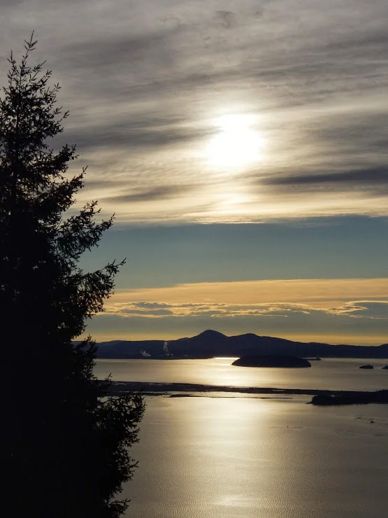 The view from the roadside overlook on Chuckanut // Kate Bobal