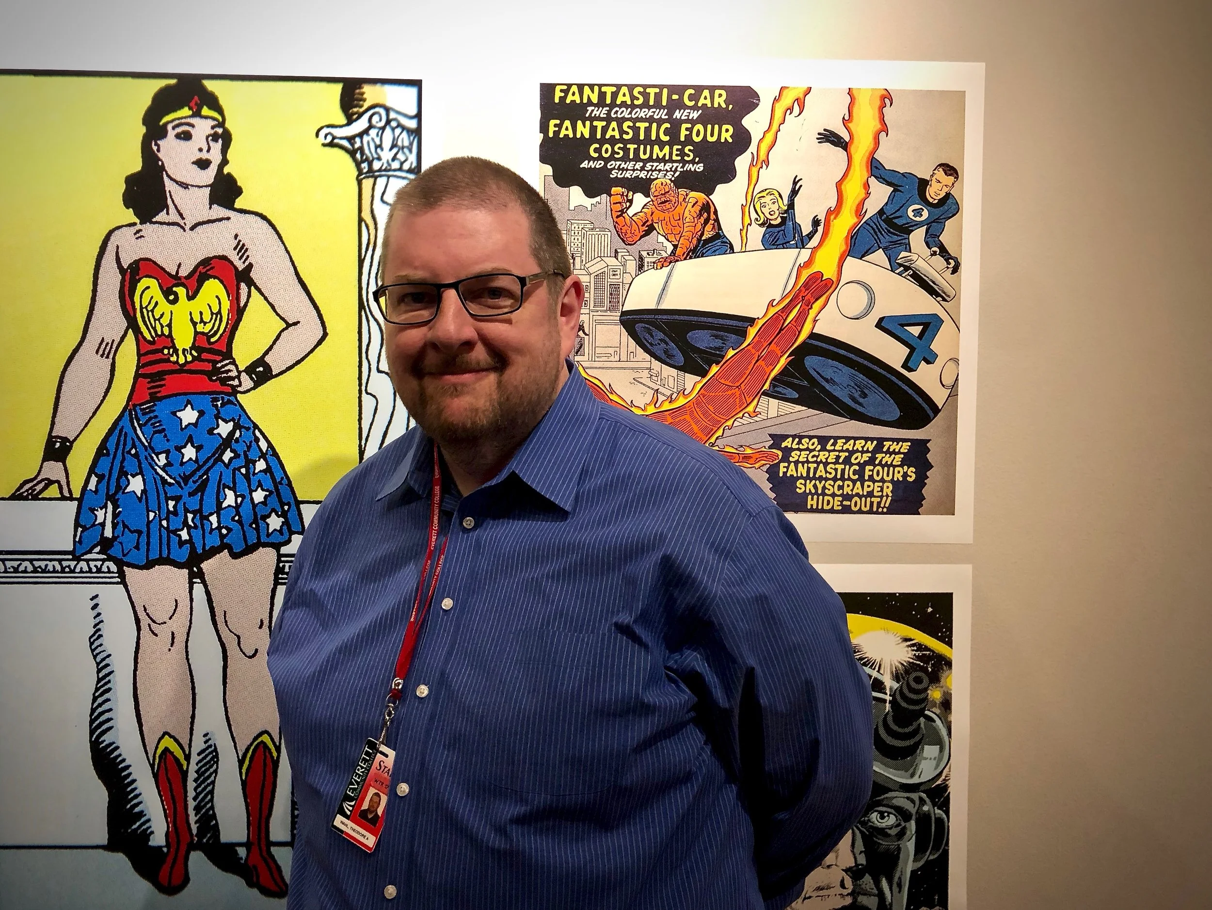 T. Andrew Wahl, journalism instructor and comic book historian // Henry J