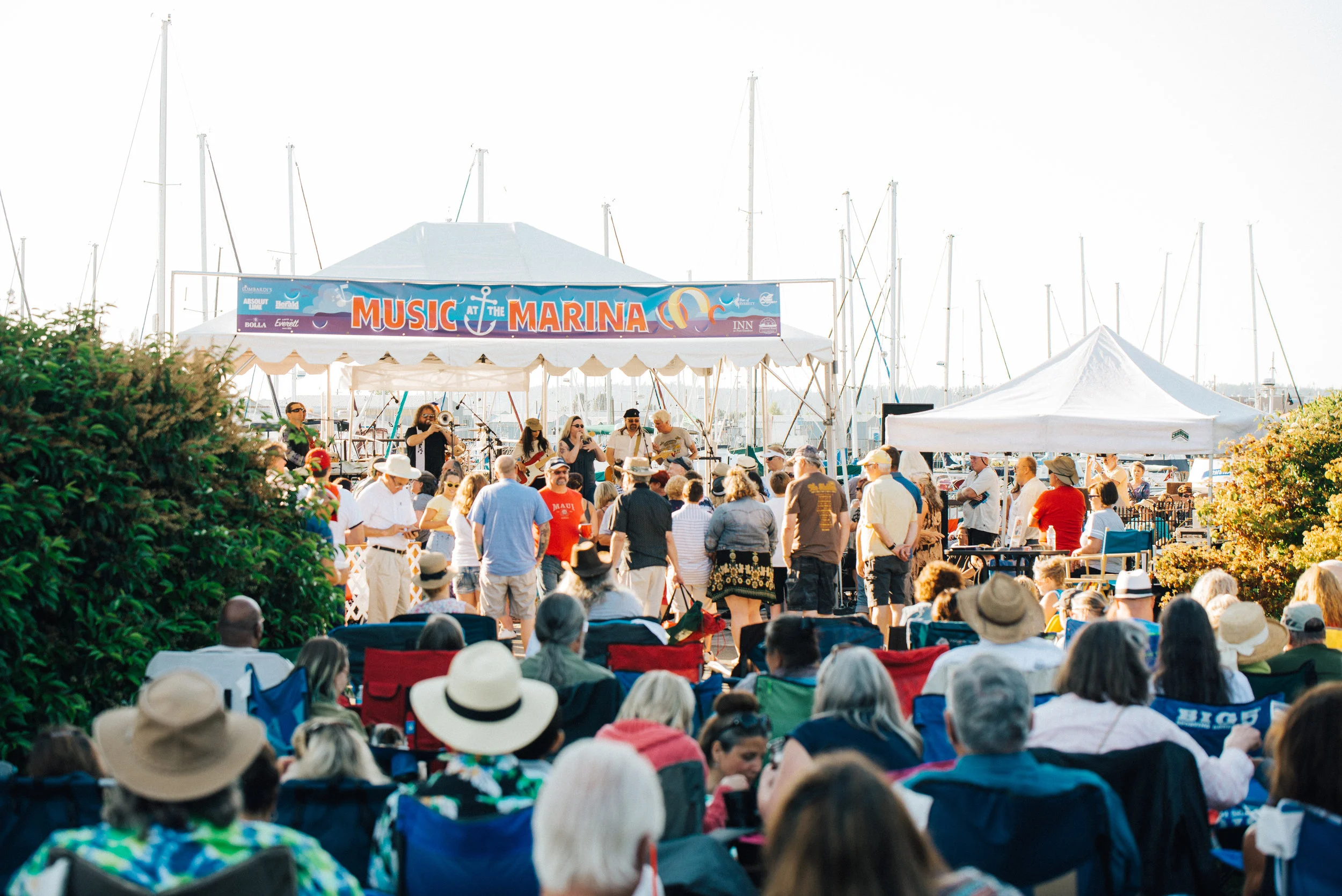 The BB King Blues Band at Music at the Marina in 2017 // Courtesy Jake Campbell