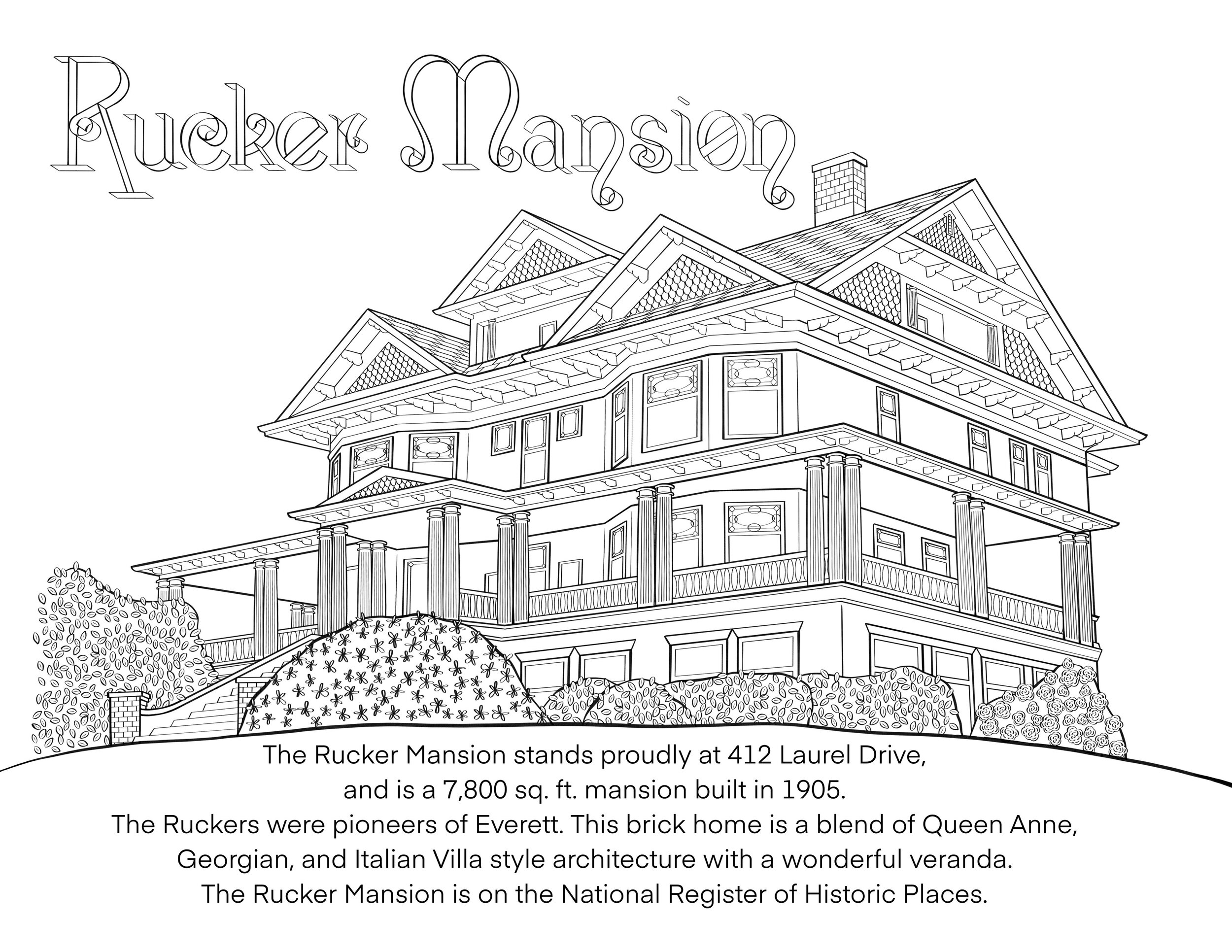 Coloring History: The Story Behind Historic Everett's New Coloring Book — Live In Everett Coloring History: The Story Behind Historic Everett's New Coloring Book — Live In Everett