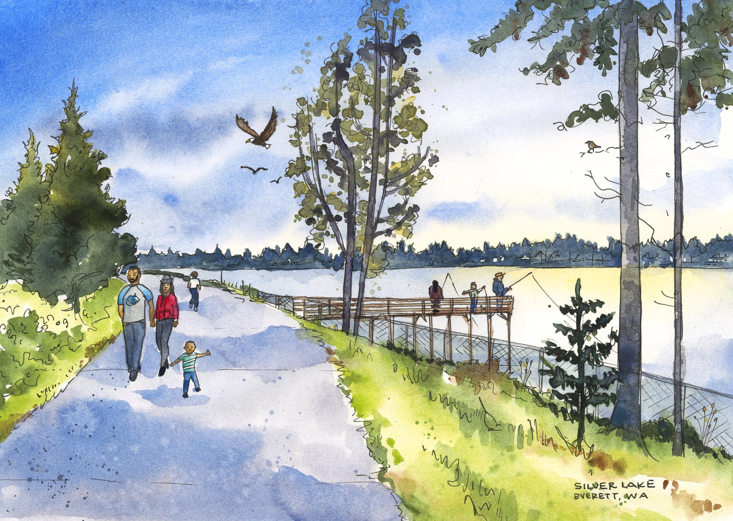 Sketchy Everett Vol. 37: Silver Lake