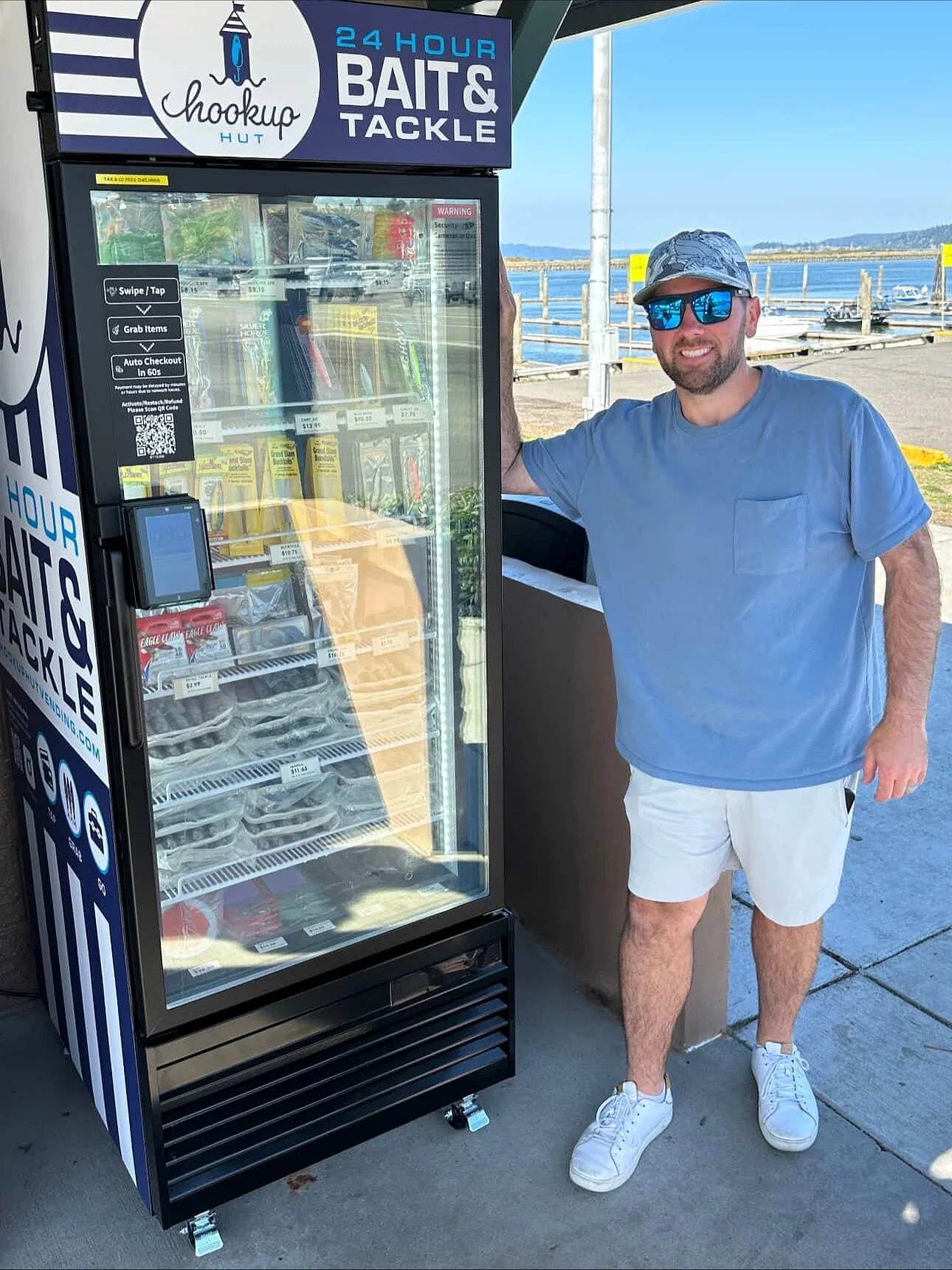 👀 Have you seen this new addition at the Port of Everett? 🎣
The Hookup Hut is now open, giving fishermen 24/7 access to high-quality bait &amp; tackle right by the boat ramp.

📍 607 10th St, Everett (next to the restrooms by the ramp)

They&rsquo;