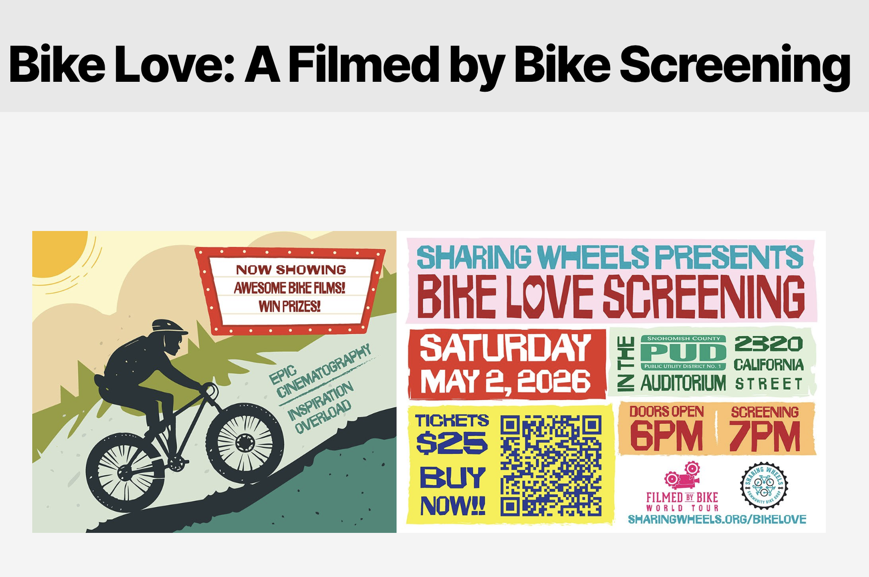 Bike Love Film Screening