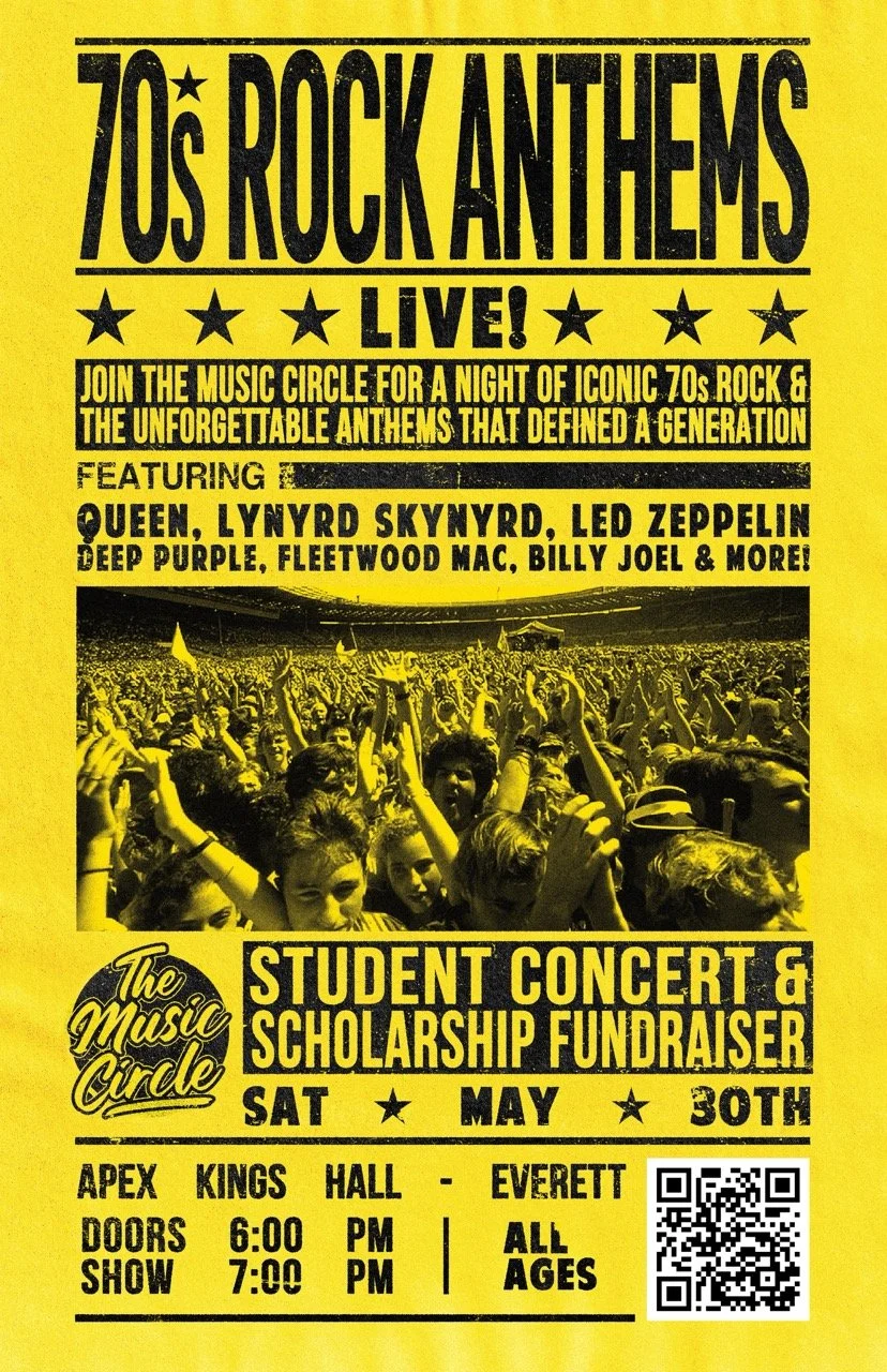 The Music Circle - Student Concert - 70s Rock Anthems