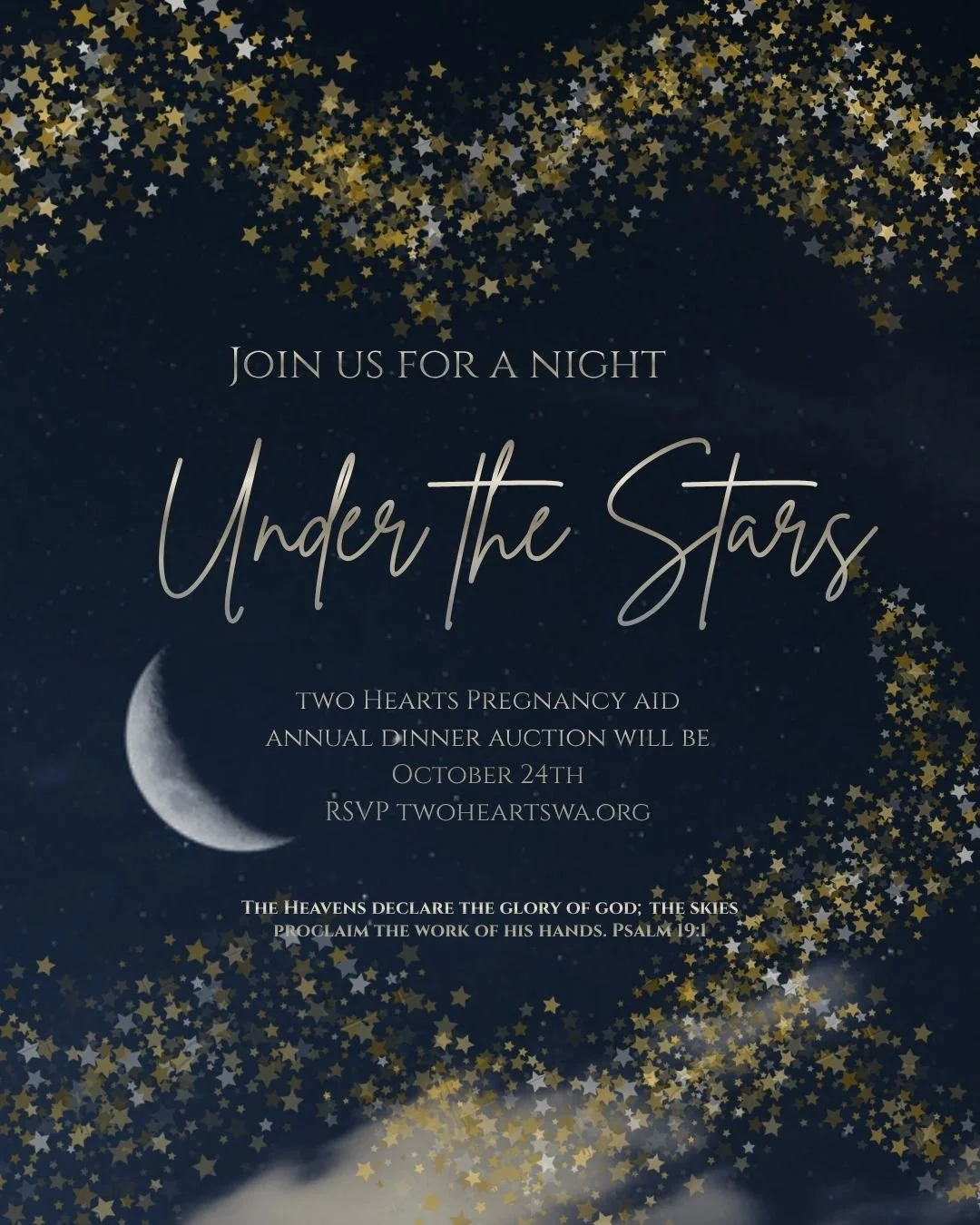 A Night Under the Stars: Dinner Auction for Two Hearts Pregnancy Aid