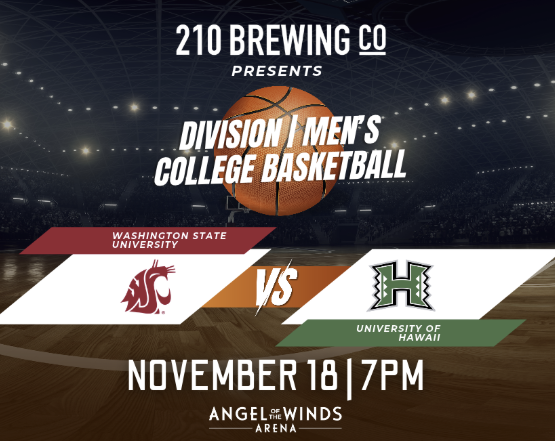 WSU vs. University of Hawaii Men's Basketball