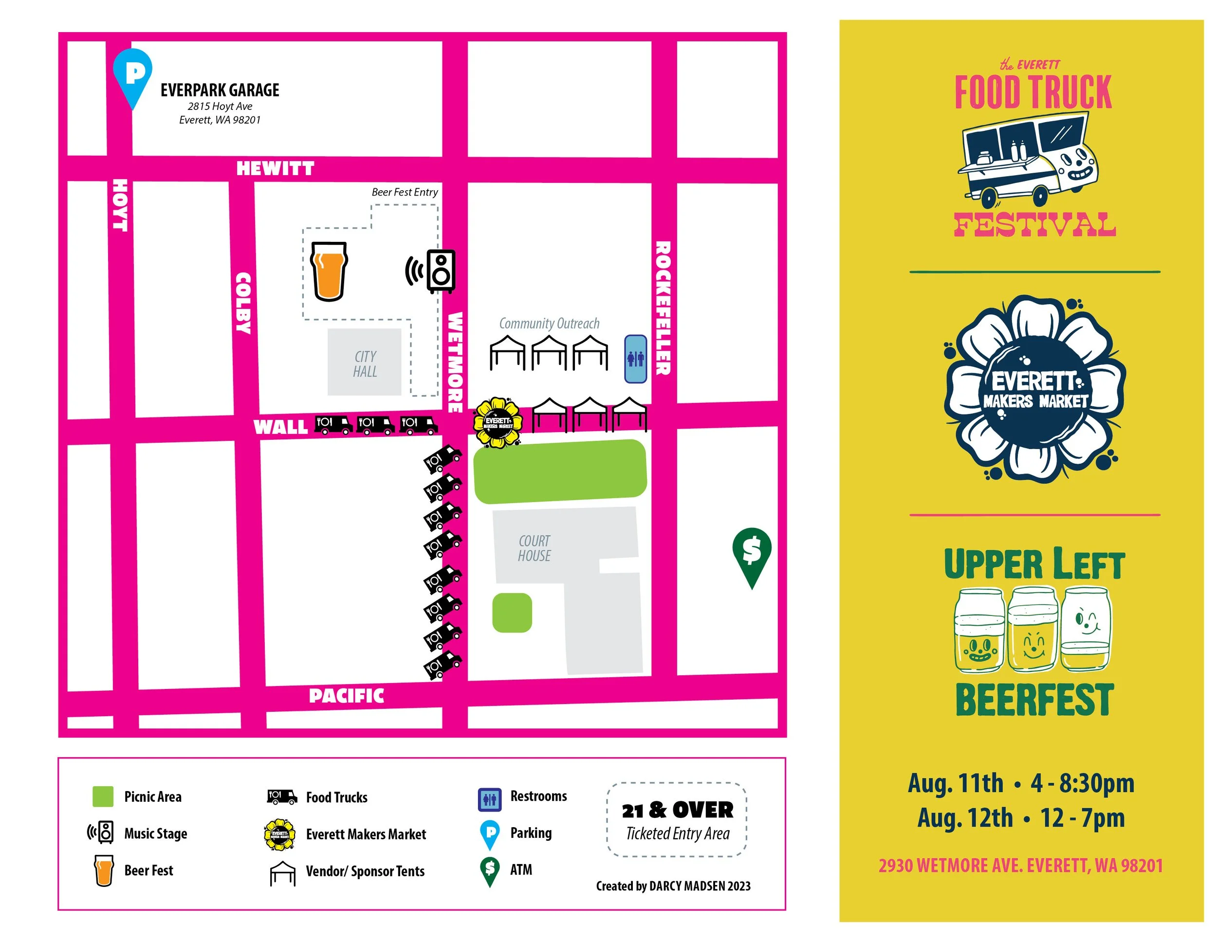 10th Annual Everett Food Truck Fest this Weekend alongside Upper Left