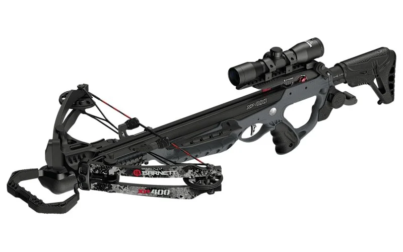 Barnett XP400 Midnight Edition Crossbow Package with Crank Cocking Device