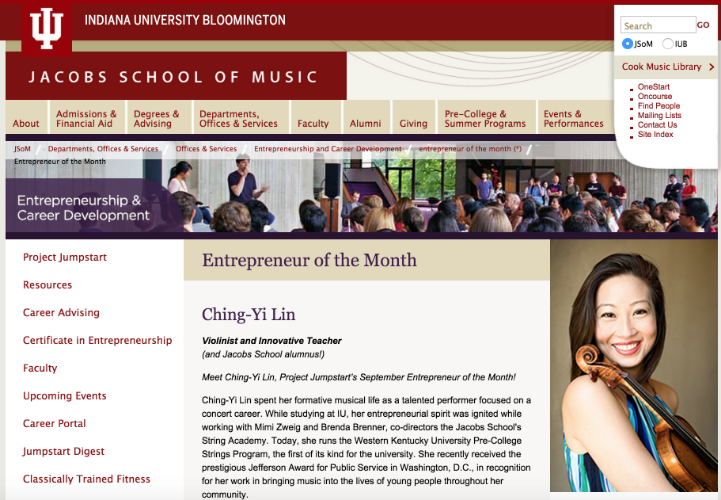 Ching-Yi Lin Entrepreneur of the Month