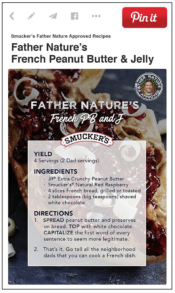 Pinterest long pin recipes (with a dash of humor)