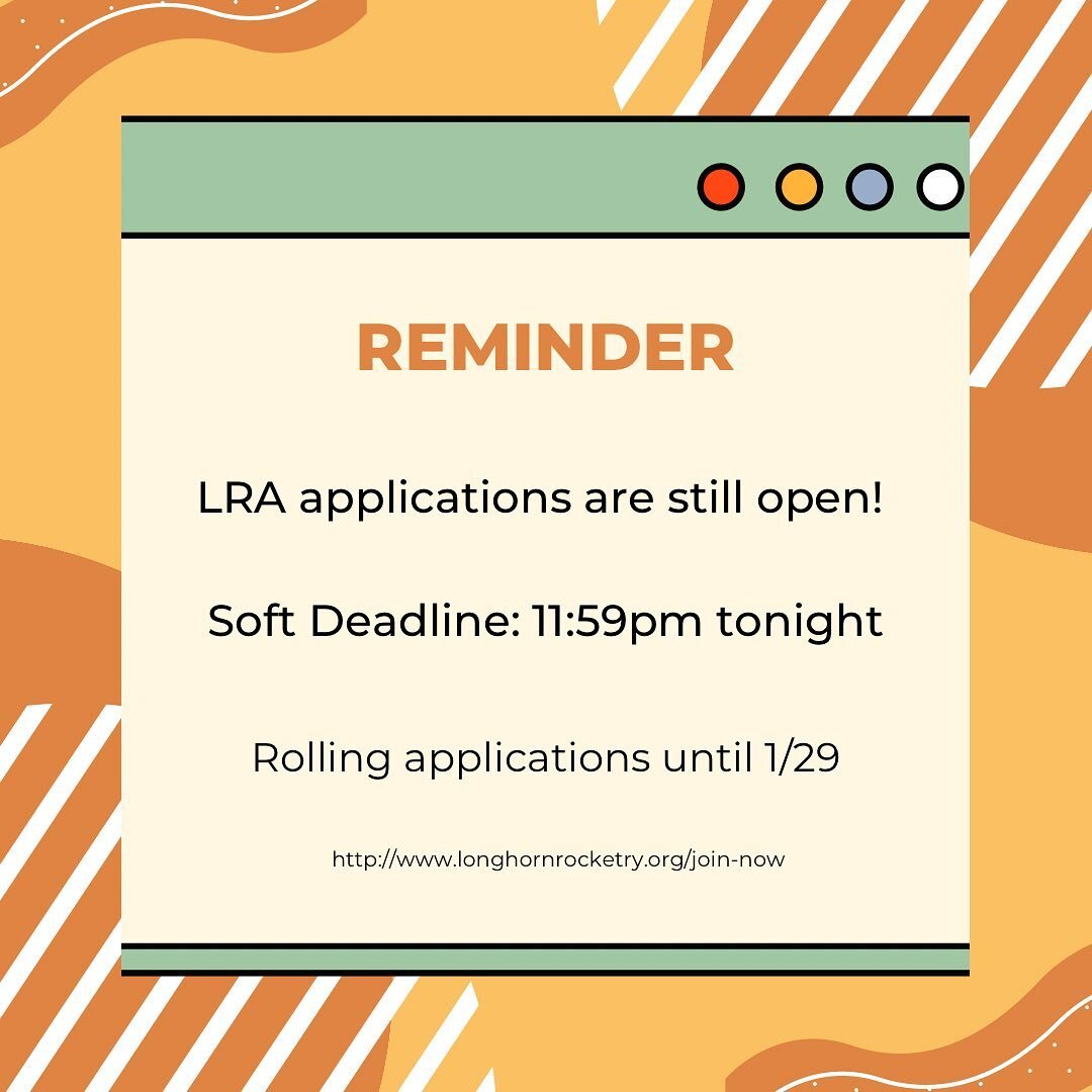 Reminder for those interested in joining! Soft deadline tonight! Applications will remain open, but the earlier you apply, the better chance you&rsquo;ll be placed on your preferred team. Link is in our bio - we&rsquo;re looking forward to having y&r