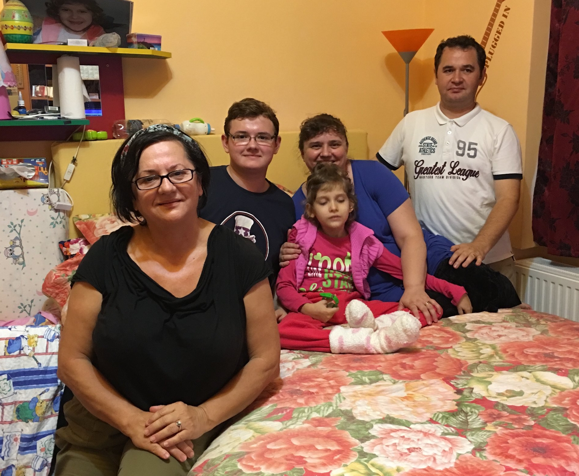 Dani and Laura Sebesan with Rebecca and Filip - Arad, Romania