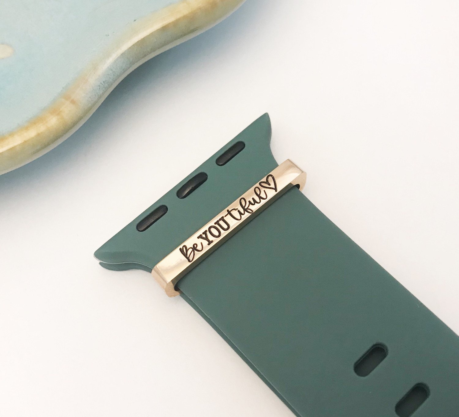 Personalized Laser Engraved Silicone Watch Band Compatible with