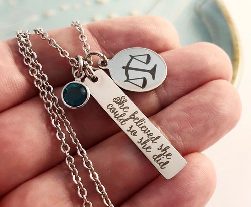Sterling Silver Hand Stamped Coordinates Compass Pendant Necklace ~ North  Star Jewelry ~ Find Your True North — Harper Lee Jewelry