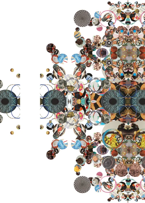 Cosmos 2 // Digital Collage // 13" x 19" // 2008