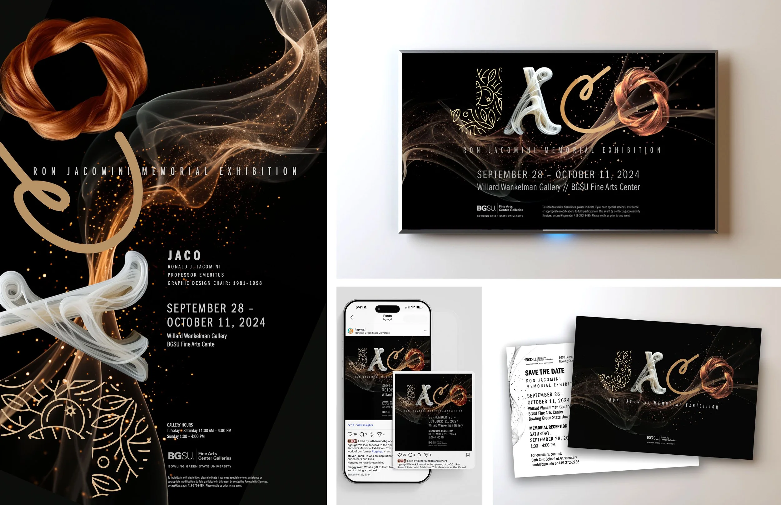  Ron Jacomini Memorial Exhibition // 2024 Collaboration with Rick Valicenti 