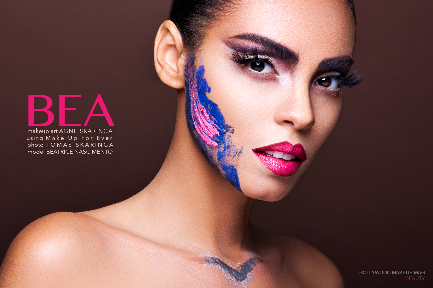 Hollywood makeup mag beauty makeup editorial colors Makeup For Ever Mufe Agne Skaringa Tomas.jpg