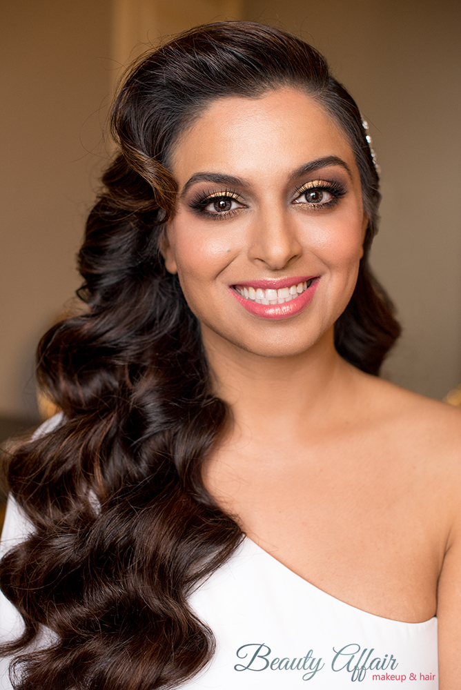 Indian pink lips glam bride smokey eyes makeup gold LA Los Angeles makeup artist pink Beauty Affair glam wave.jpg