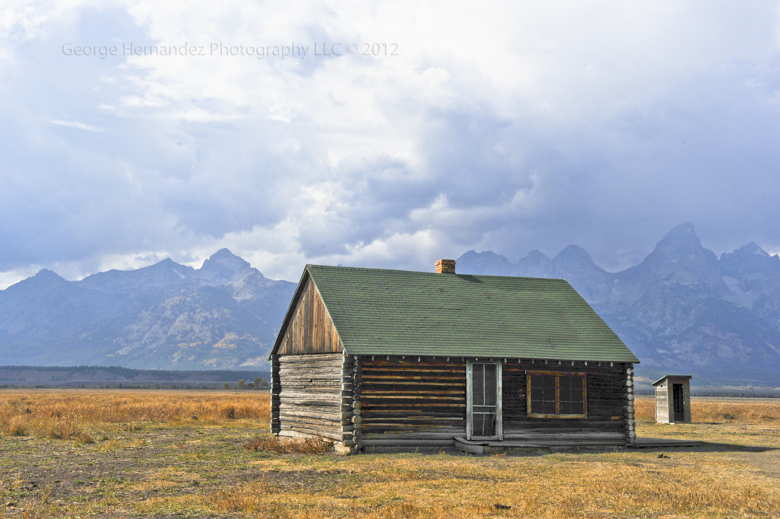 "Cabin at Grand Tetons" N.P.