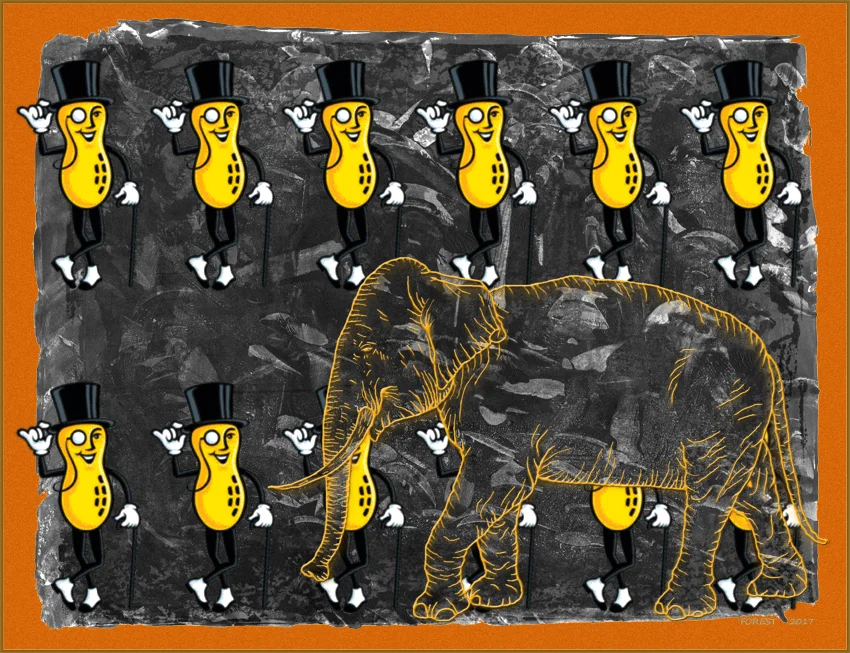Elephant and Mr. Peanut