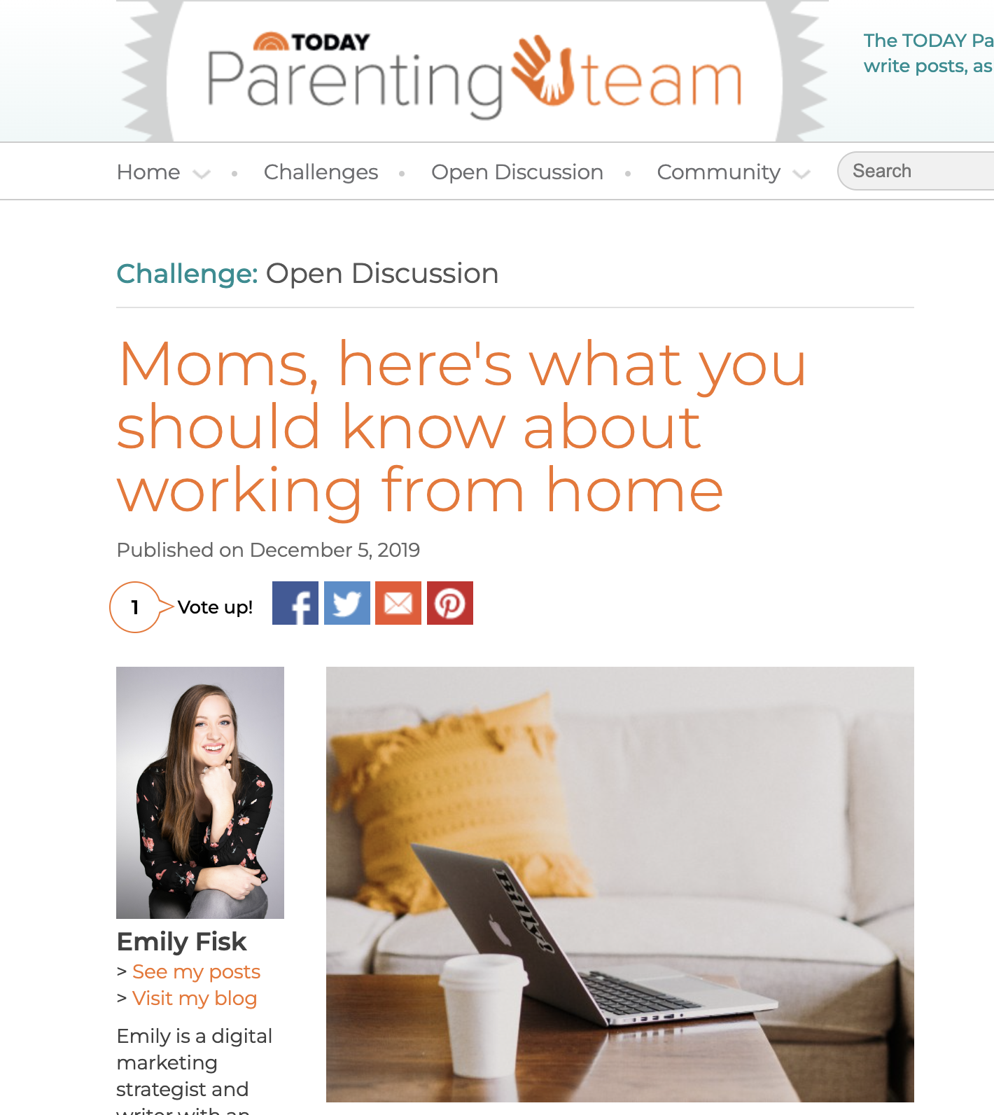 TODAY Parenting Contribution: Moms, here's what you should know about working from home