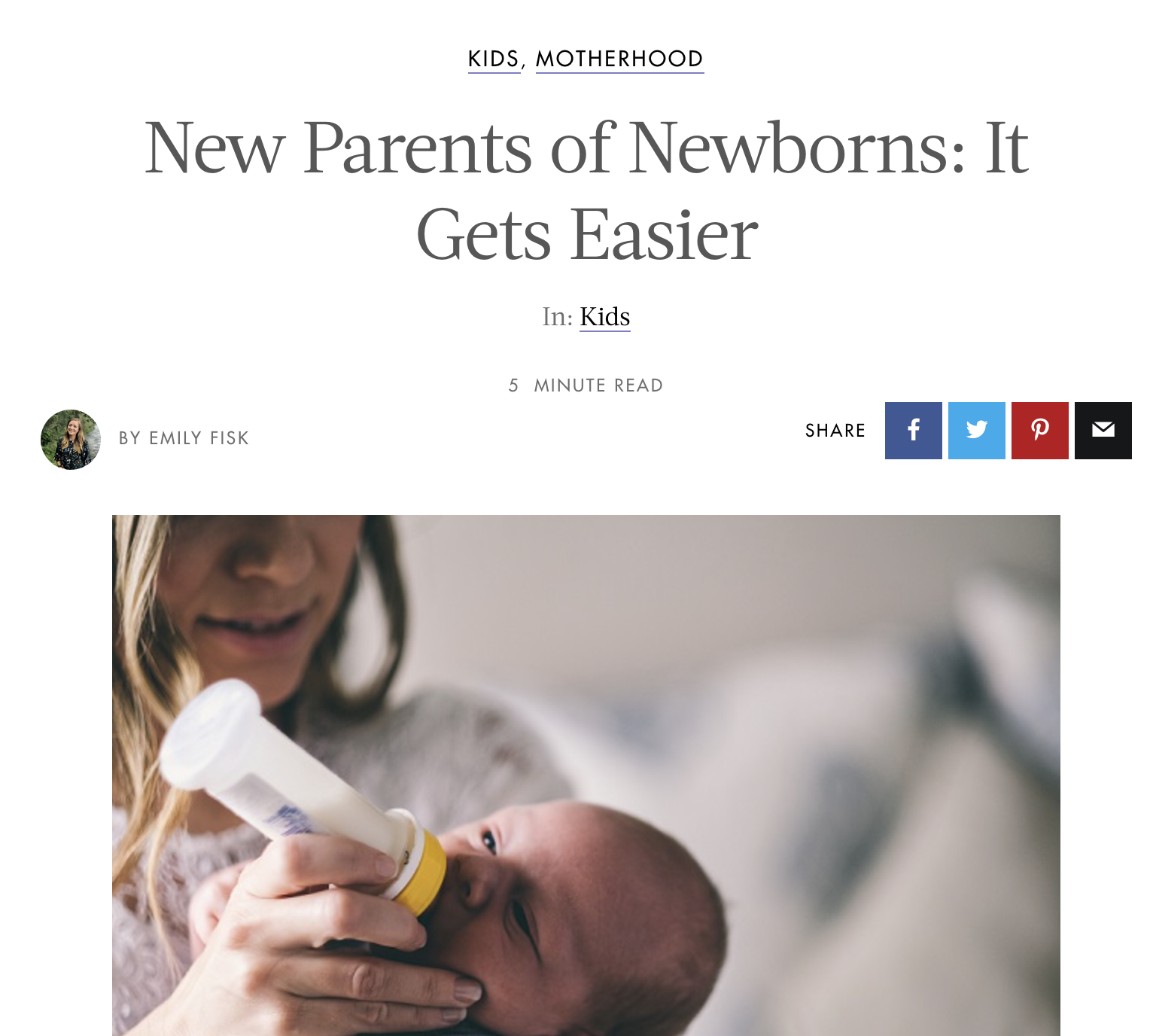 HVFH Contribution: New Parents of Newborns