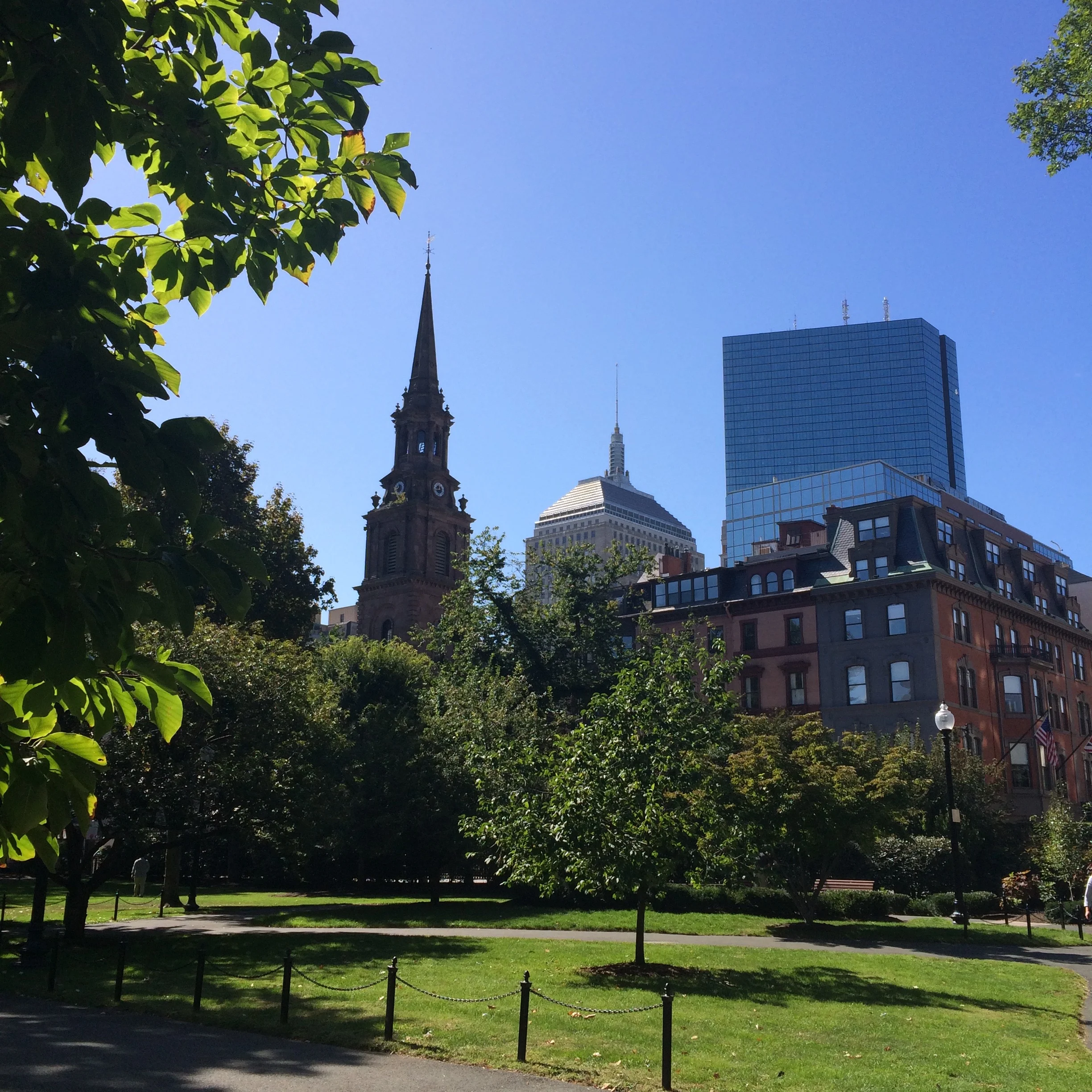 Boston on foot with Emily