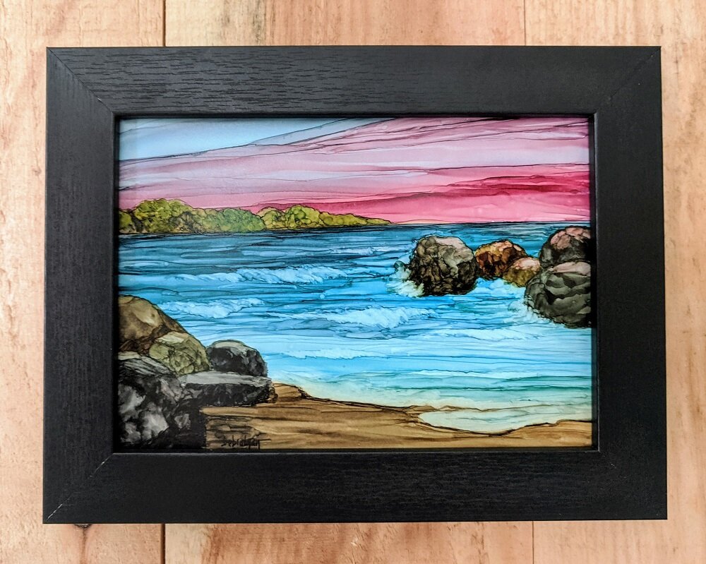Sunset Skies at the Shore