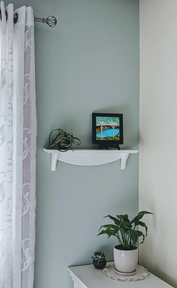 20b.birch trees at lake.6 inch tile.shelf.jpg
